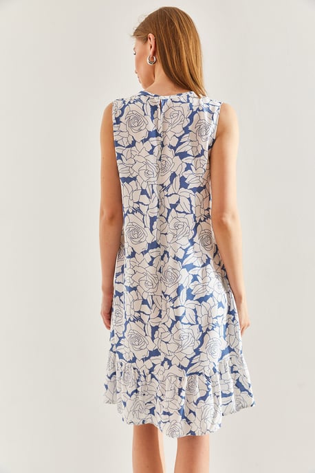 Blumen A-Linie Kleid - Image 3