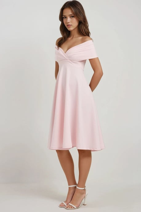 Midi-Kleid mit Bootsausschnitt - Image 2