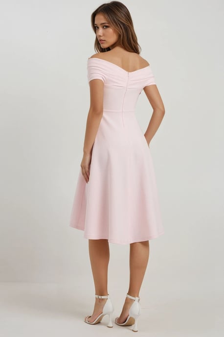 Midi-Kleid mit Bootsausschnitt - Image 4
