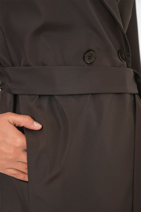 Gürteltrenchcoat mit doppelter Knopfleiste - Image 5