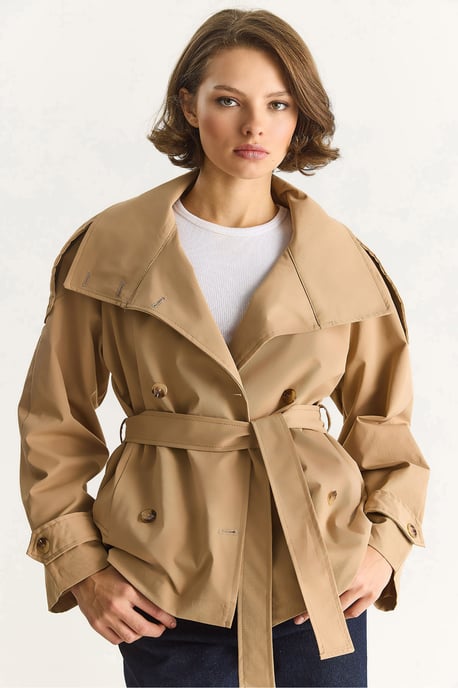 Oversize Knopftrenchcoat - Image 5