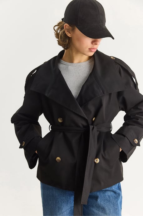 Oversize Knopftrenchcoat - Image 1