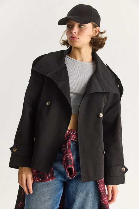 Oversize Knopftrenchcoat - Image 2