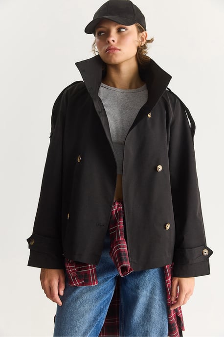 Oversize Knopftrenchcoat - Image 5