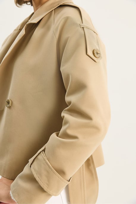Oversized Trenchcoat mit Bindegürtel - Image 4