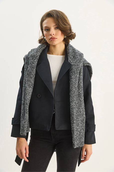Oversized Trenchcoat mit Bindegürtel - Image 2