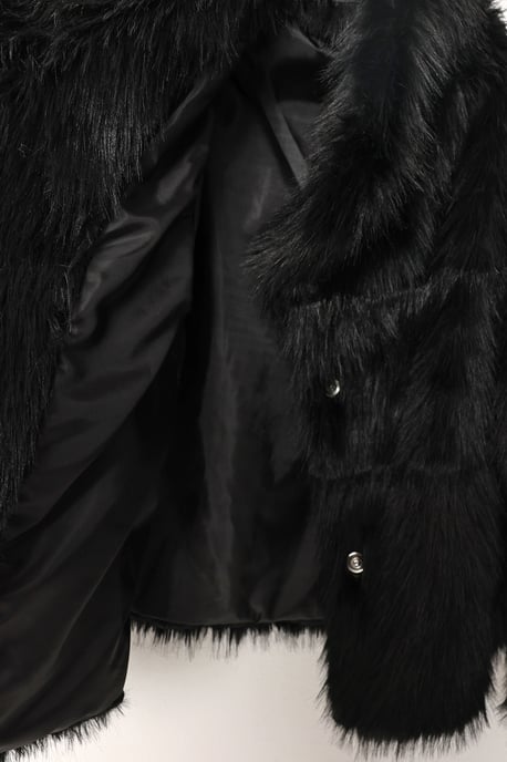Faux-Fur-Schalkragenjacke - Image 6