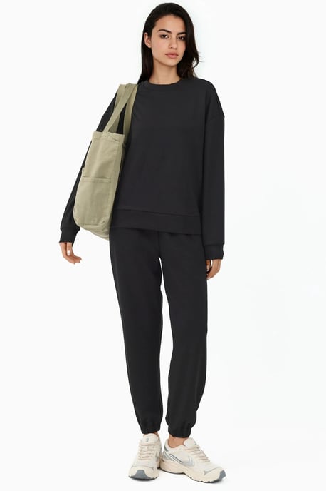 Elastische Modal-Jogginghose mit Gummibund - Image 3