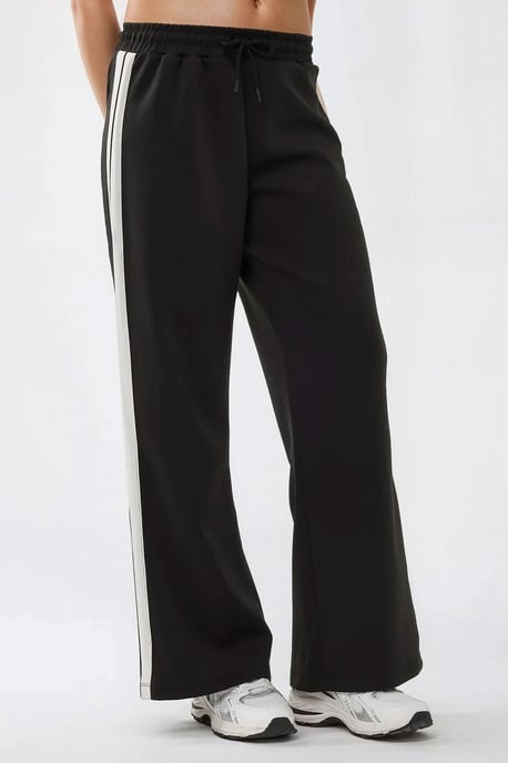Weite gestreifte Sweatpants - Image 2