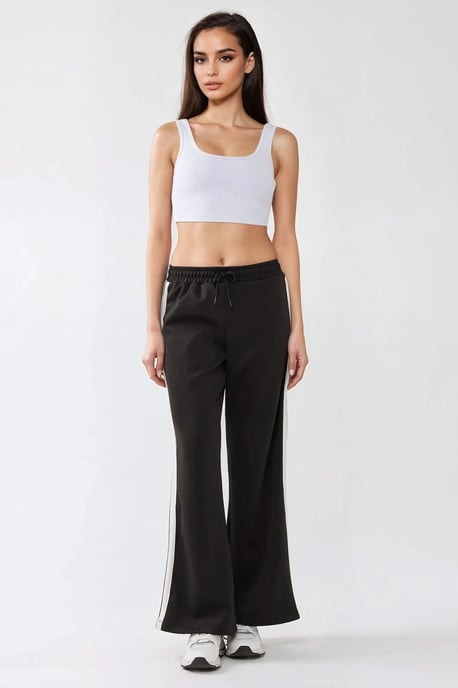 Weite gestreifte Sweatpants - Image 3