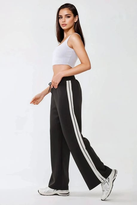 Weite gestreifte Sweatpants - Image 4