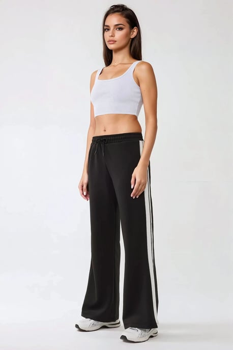 Weite gestreifte Sweatpants - Image 5