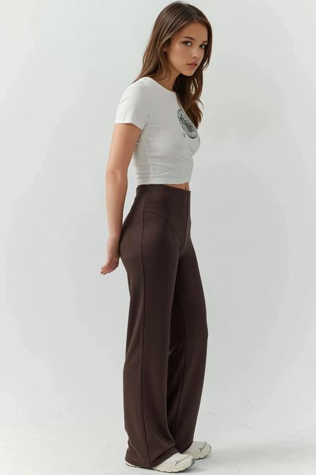Lässige Passform Modal-Touch Gerade Bein Sweatpants - Image 5