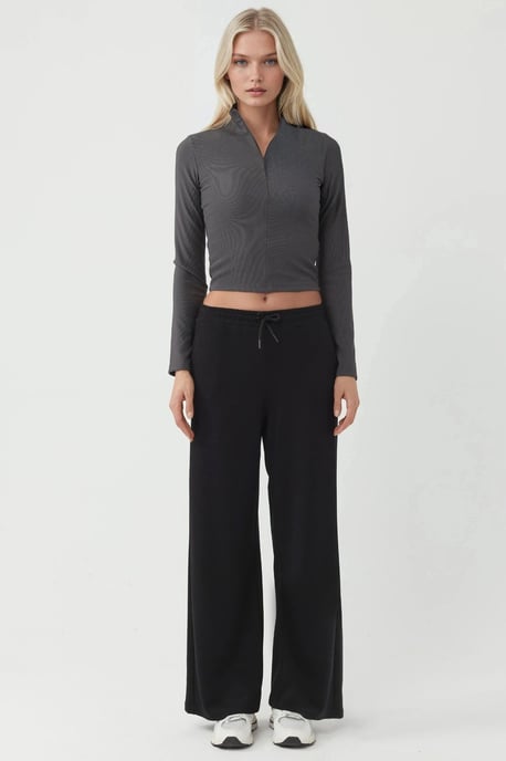 Elastischer Bund Weichgriff Palazzo-Sweatpants - Image 6