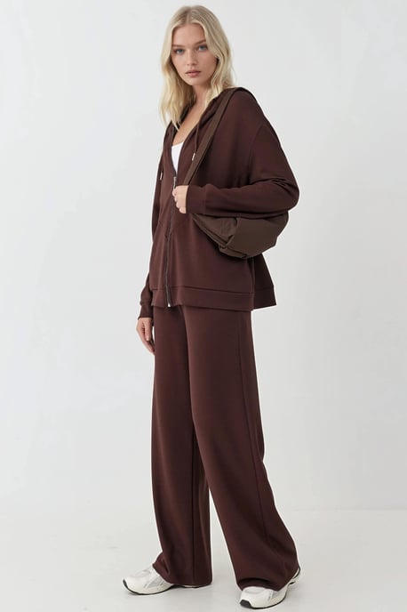 Weiche Modal Touch Weite Beinform Sweatpants - Image 6