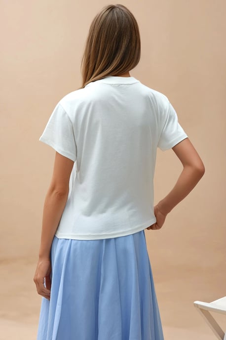Bedrucktes Regular Fit Rundhals T-Shirt aus 100% Baumwolle - Image 5