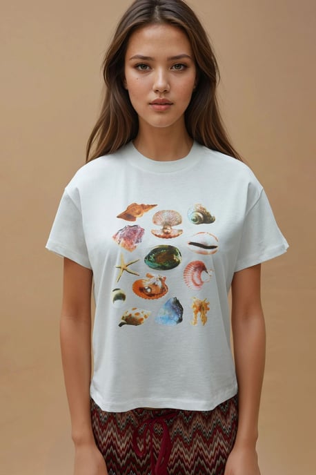 Bedrucktes Regular Fit Rundhals T-Shirt aus 100% Baumwolle - Image 6
