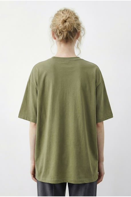 Leopardenmuster Pailletten Rundhals T-Shirt - Image 4