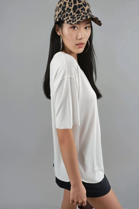 Lockere Passform Crew-Neck T-Shirt - Image 3