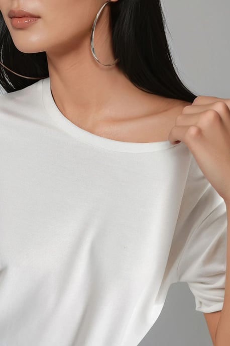 Lockere Passform Crew-Neck T-Shirt - Image 6