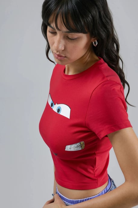 Kurzarm-T-Shirt mit Auto-Print - Image 6