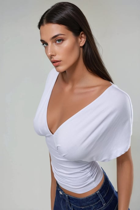Rüschenshirt mit V-Ausschnitt - Image 2