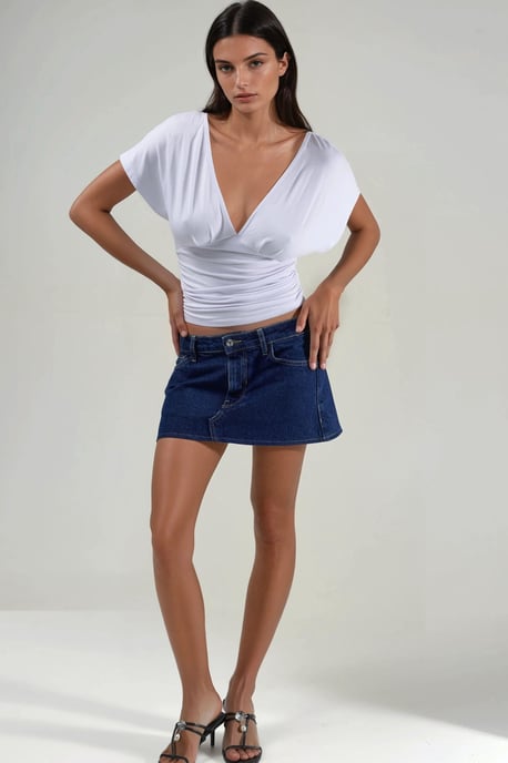 Rüschenshirt mit V-Ausschnitt - Image 5