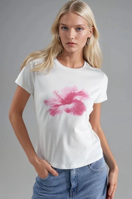 Musterbedrucktes T-Shirt - Image 1