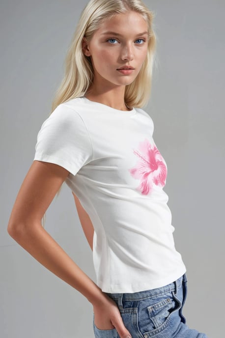 Musterbedrucktes T-Shirt - Image 2