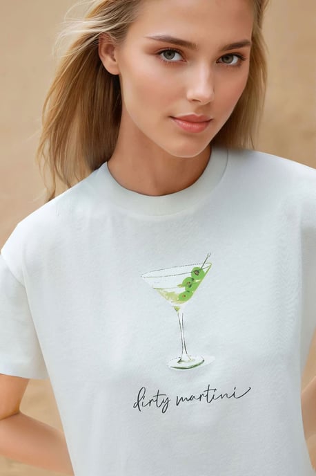 Bedrucktes Regular Fit Rundhals T-Shirt aus 100% Baumwolle - Image 2