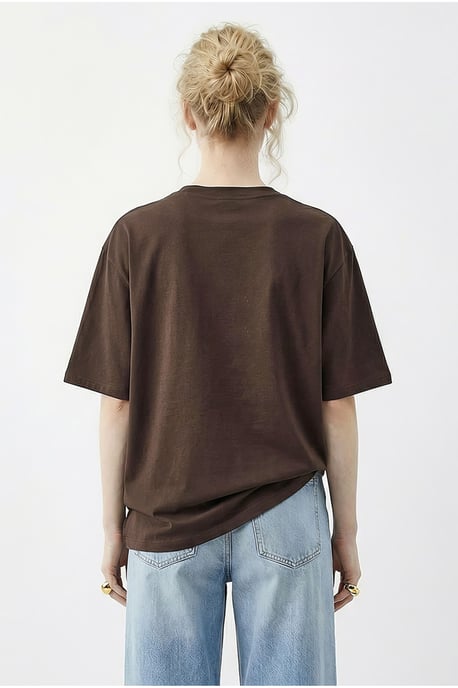 Leopardenmuster Paillettenshirt mit Rundhalsausschnitt - Image 5