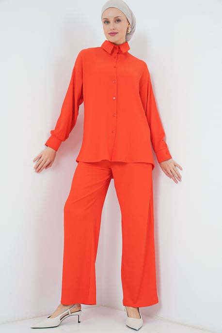 Oversized Shirt & Hose Zweiteiliges Set - Image 6