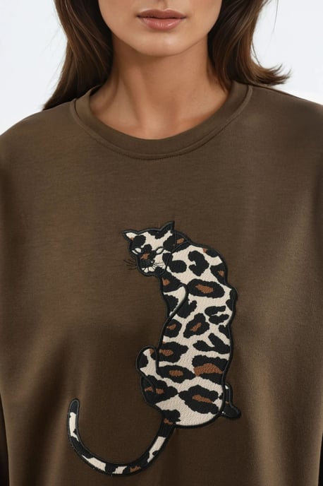 Modal Touch Leopardenmuster Zwei-Teiler Set - Image 6