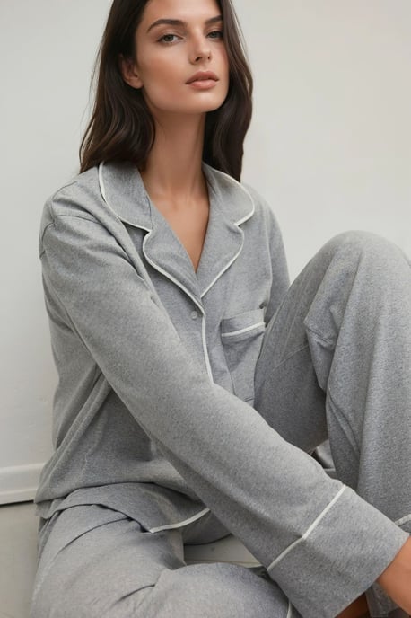 Weiches Baumwoll-Pyjama-Set - Image 6