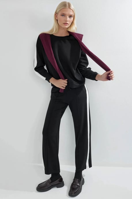 Modal Touch Regular Fit Sweatshirt- und Hosen-Set - Image 1