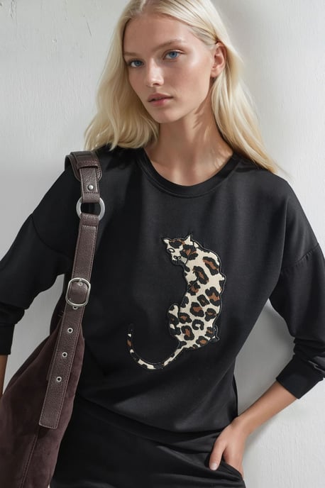 Modal Touch Leopardenmuster Zweiteiliges Set - Image 3