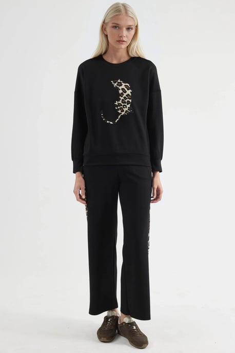 Modal Touch Leopardenmuster Zweiteiliges Set - Image 6