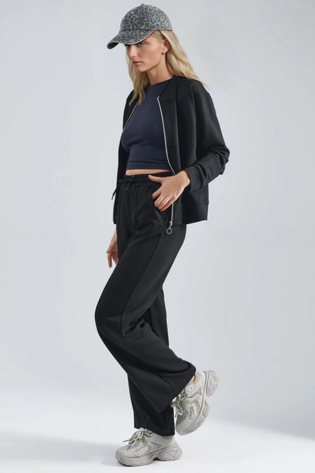 Modal Touch Zip-Hoodie & Ripp-Hose Set - Image 2