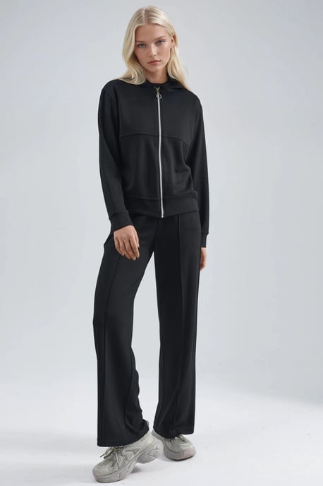Modal Touch Zip-Hoodie & Ripp-Hose Set - Image 5