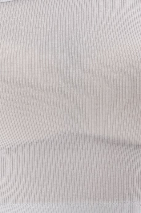 Einseitiges ärmelloses Basic Cropped Top - Image 4