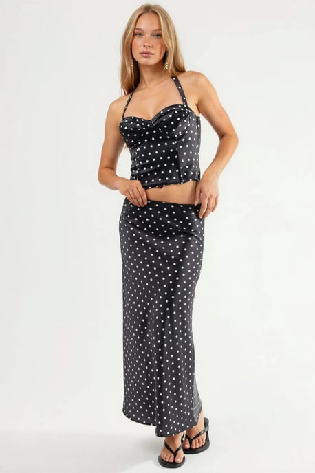 Herzkragen Pünktchen Cropped Top - Image 5