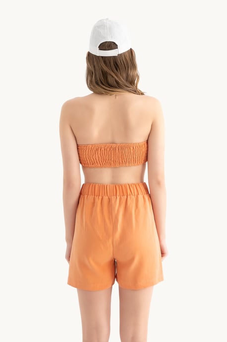 Trägerloses Basic Crop Top - Image 3