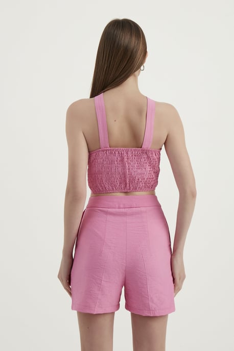 Halter Cut-Out Crop Top - Image 4
