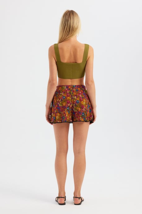Quadratisches Hals Cropped Top - Image 4