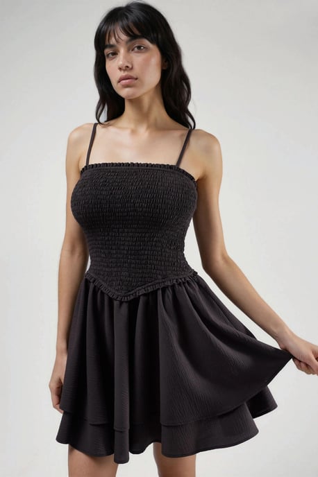 Rüschenshirt Mini Kleid - Image 4