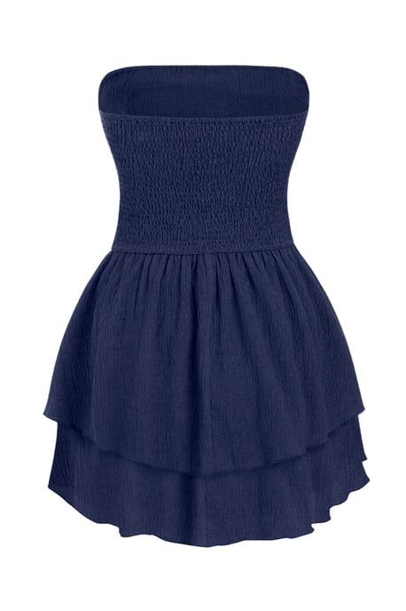 Trägerloses Rüschenshirt-Mini-Kleid - Image 4
