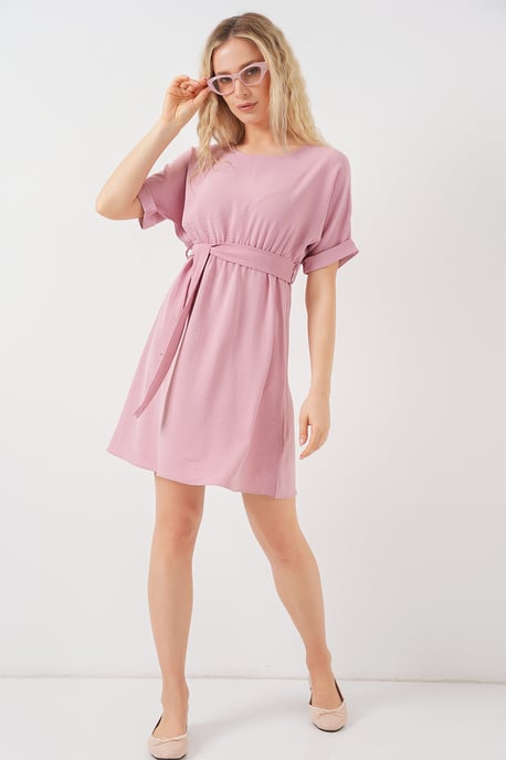 Minikleid mit Schleifenbindeband - Image 2