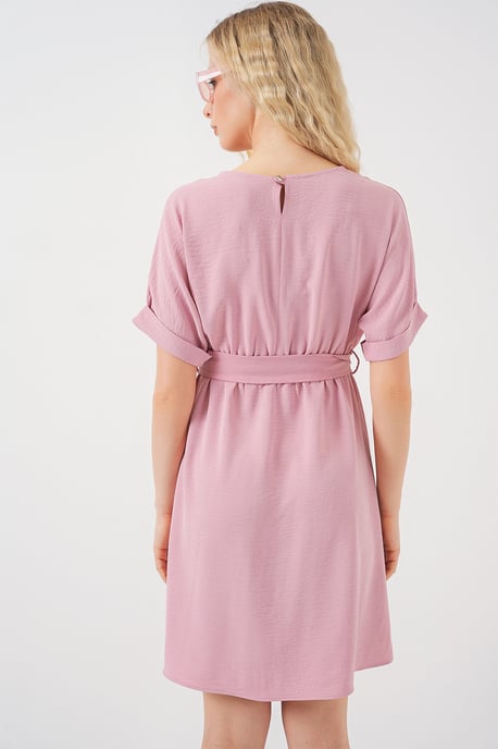 Minikleid mit Schleifenbindeband - Image 6