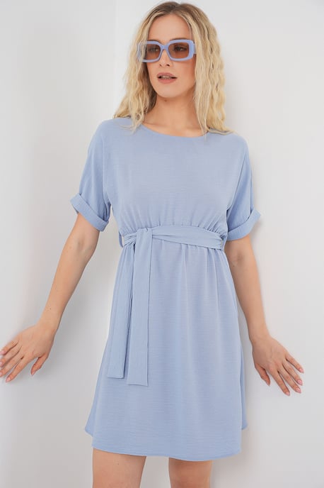 Mini-Kleid mit Schleifenbindeband - Image 3