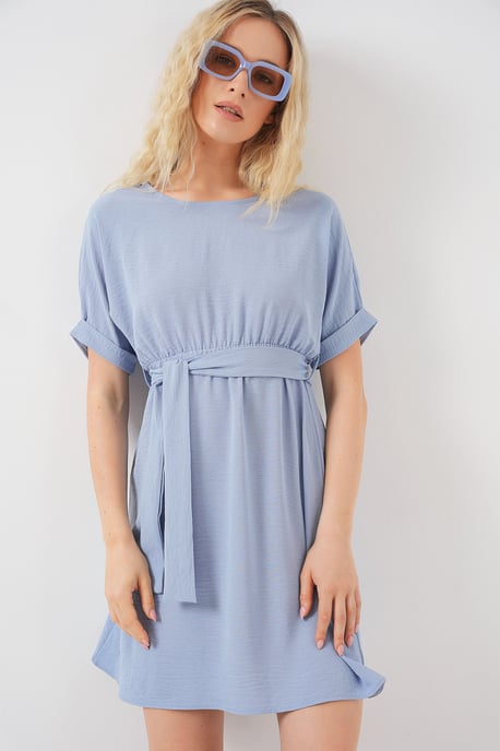 Mini-Kleid mit Schleifenbindeband - Image 4
